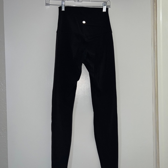 lululemon Align Leggings Super-High-Rise Pant 28" size 4 in Black - Picture 4 of 6